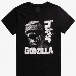 godzilla black and white